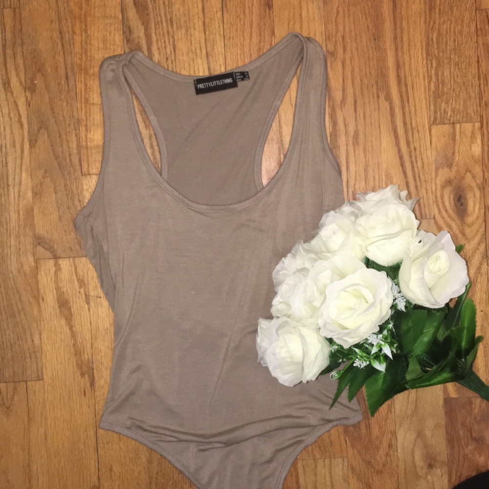 TAN BODY SUIT!